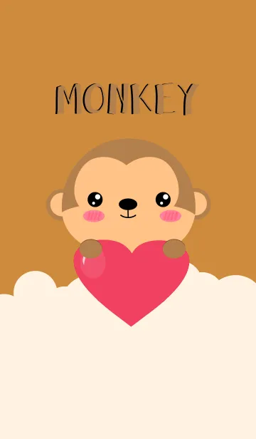 [LINE着せ替え] I am Lovely Monkey Theme (jp)の画像1