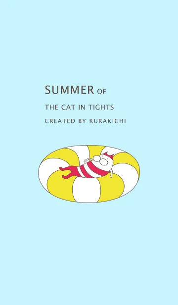 [LINE着せ替え] ねこタイツ SUMMERの画像1