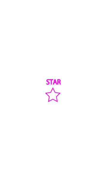 [LINE着せ替え] Simple pink starの画像1