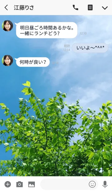 [LINE着せ替え] 本日も快晴！の画像3