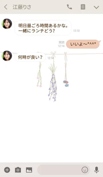 [LINE着せ替え] Dried Flowerの画像3