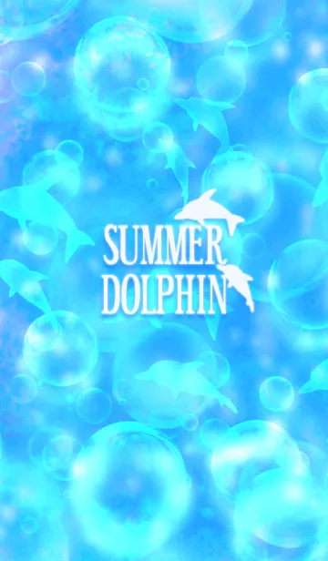 [LINE着せ替え] Summer dolphinの画像1