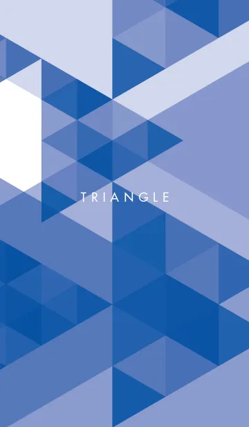 [LINE着せ替え] triangle deep blueの画像1