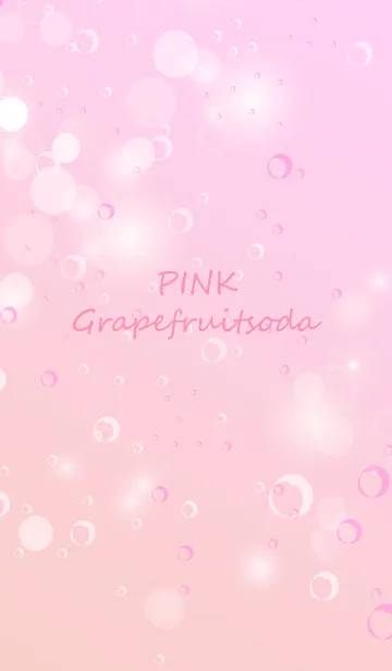 [LINE着せ替え] Pink grape fruit soda.の画像1