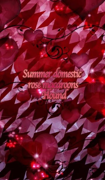 [LINE着せ替え] Summer domestic rose macaroons Houndの画像1