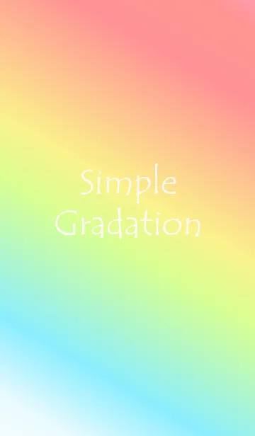 [LINE着せ替え] Simple Gradation - COLORFUL-の画像1