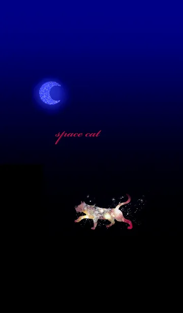 [LINE着せ替え] space cat1の画像1