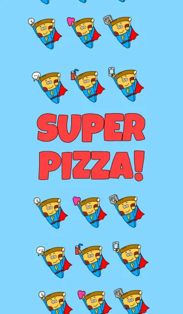 [LINE着せ替え] Super pizza！の画像1