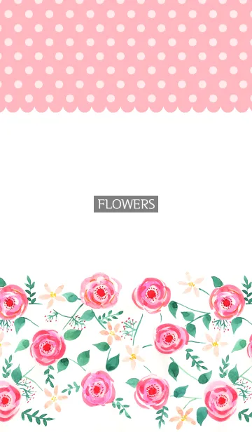 [LINE着せ替え] water color flowers_441の画像1