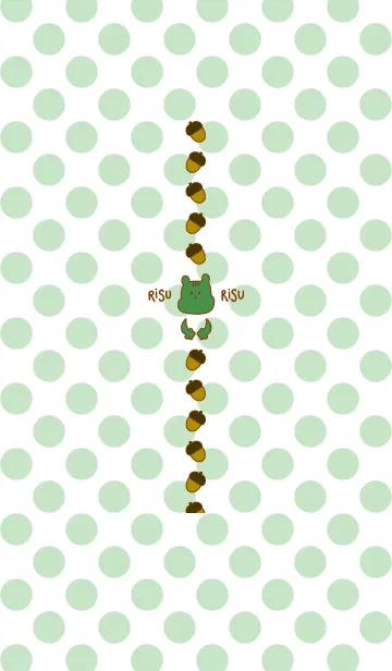 [LINE着せ替え] RISURISU dot 5の画像1
