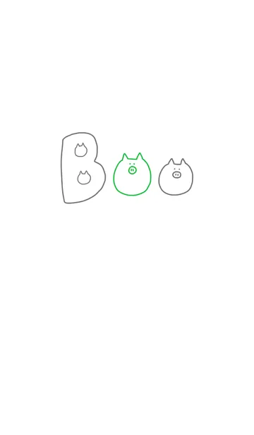 [LINE着せ替え] Boo #1の画像1