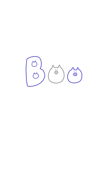 [LINE着せ替え] Boo #2の画像1