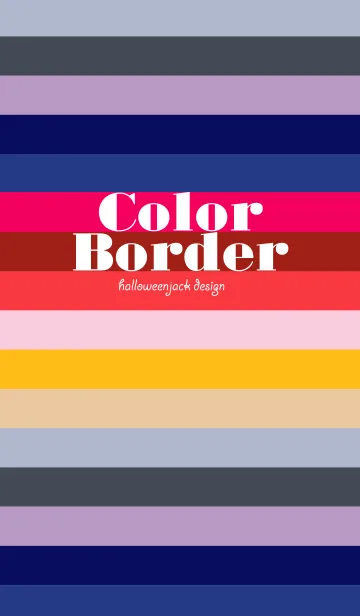 [LINE着せ替え] Color Border #01の画像1