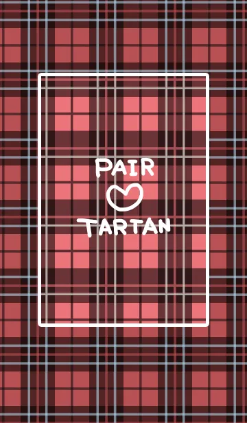 [LINE着せ替え] Pair Tartan checkの画像1