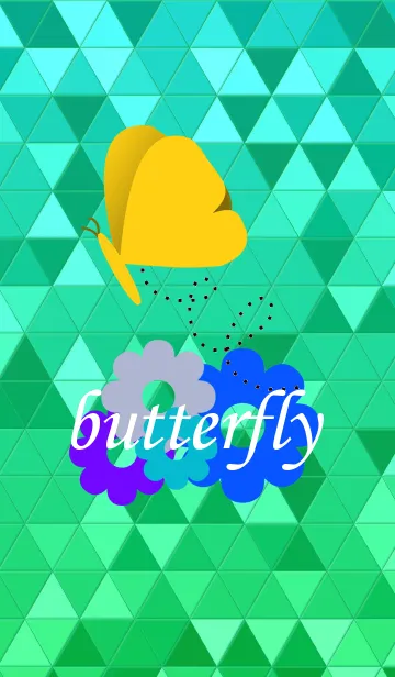 [LINE着せ替え] Butterfly＆Flowerの画像1