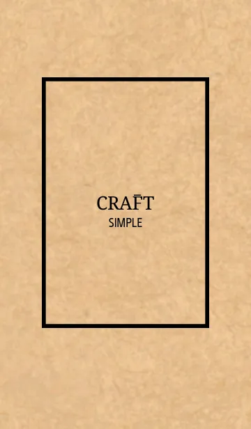 [LINE着せ替え] CRAFT Simple Style Black Ver.の画像1