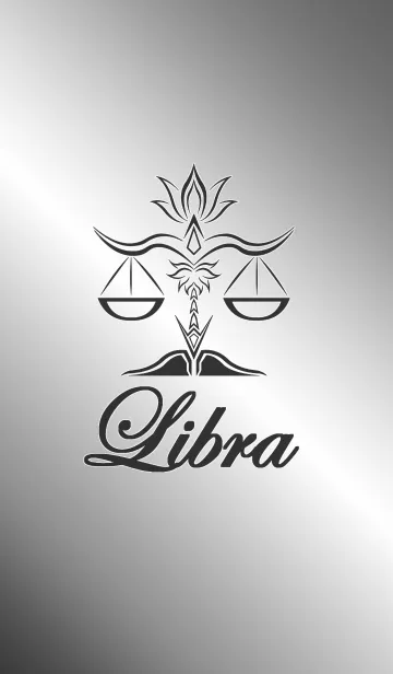 [LINE着せ替え] Libra - line art（天秤座）の画像1