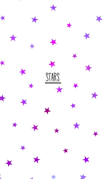 [LINE着せ替え] Twinkle stars light: pinkの画像1