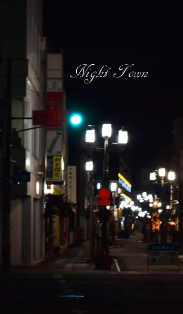 [LINE着せ替え] Night Townの画像1