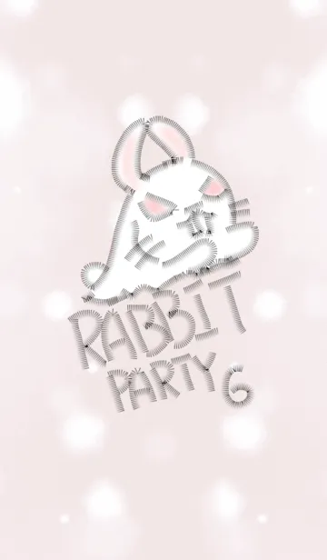 [LINE着せ替え] rabbit party6の画像1