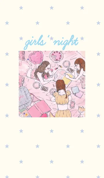 [LINE着せ替え] ♡ girls' night ♡の画像1