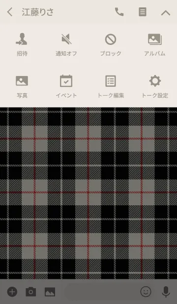 [LINE着せ替え] TARTAN CHECK COLLECTION #79の画像4