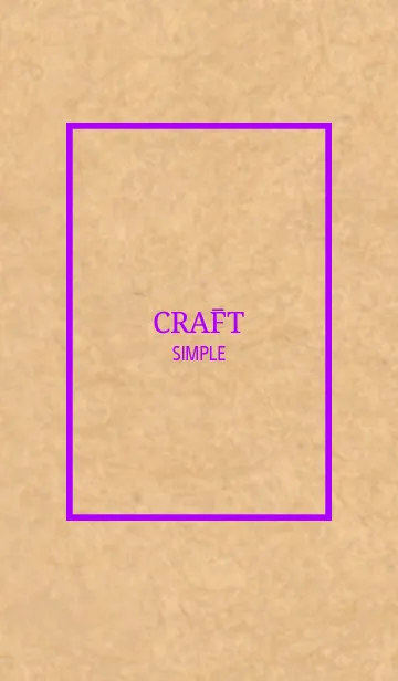 [LINE着せ替え] CRAFT Simple Style Purple Ver.の画像1