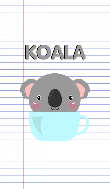 [LINE着せ替え] Simple Koala Theme Vr.2(jp)の画像1