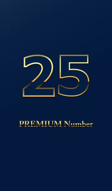 [LINE着せ替え] PREMIUM Number 25の画像1