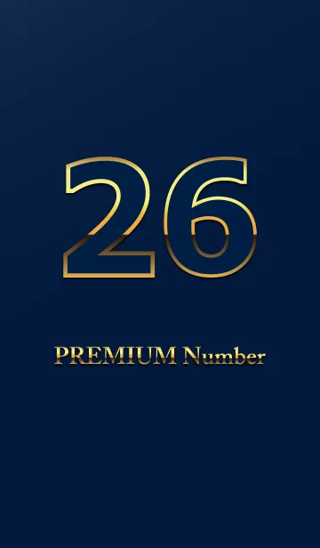 [LINE着せ替え] PREMIUM Number 26の画像1