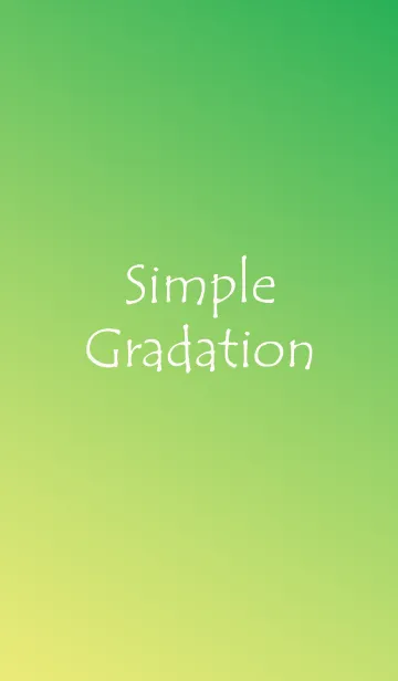 [LINE着せ替え] Simple Gradation -GREEN-の画像1