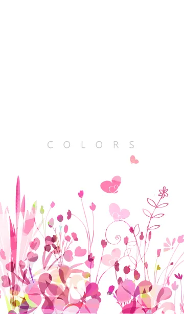 [LINE着せ替え] artwork_Colors pinkの画像1