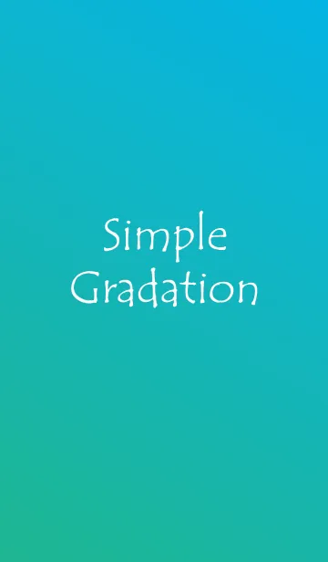 [LINE着せ替え] Simple Gradation -AQUA-の画像1