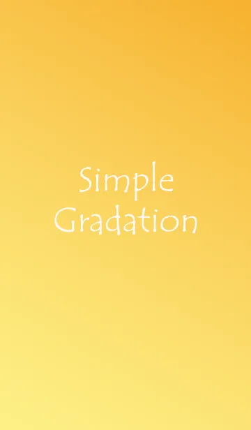 [LINE着せ替え] Simple Gradation -YELLOW-の画像1