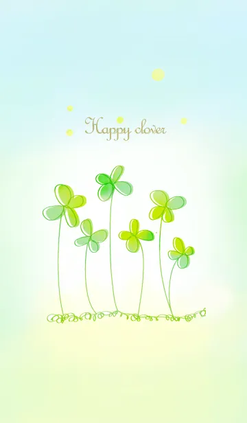 [LINE着せ替え] artwork_Happy Clover 2の画像1