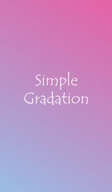 [LINE着せ替え] Simple Gradation -BLUEBERRY-の画像1