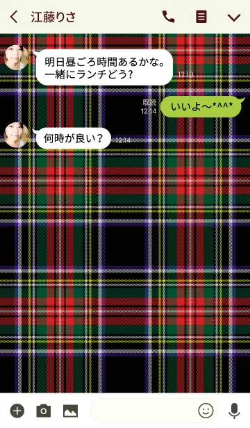 [LINE着せ替え] TARTAN CHECK COLLECTION RE:01の画像3