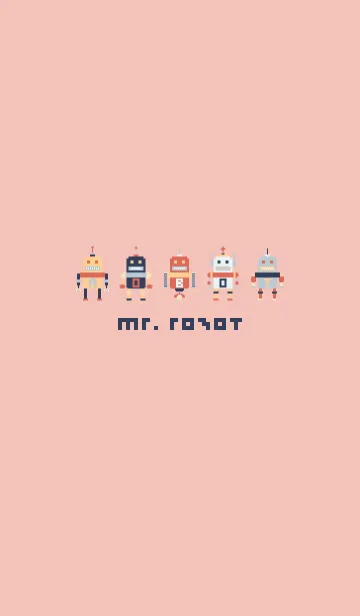 [LINE着せ替え] MR. ROBOT (RED 2)の画像1