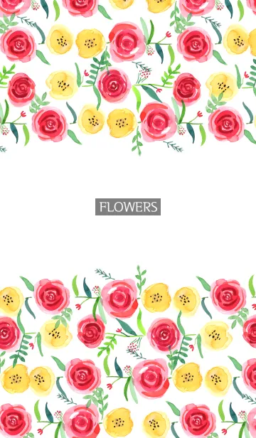 [LINE着せ替え] water color flowers_473の画像1