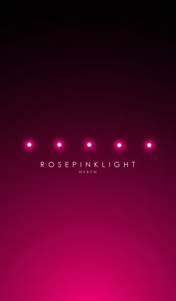 [LINE着せ替え] ROSE PINK LIGHT -MEKYM-の画像1