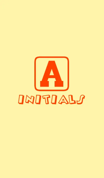 [LINE着せ替え] Initials "A"(j)の画像1