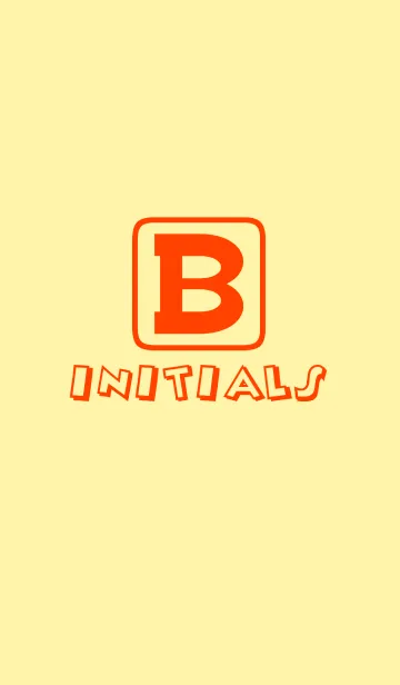 [LINE着せ替え] Initials "B"(j)の画像1