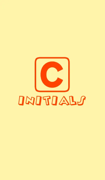 [LINE着せ替え] Initials "C"(j)の画像1