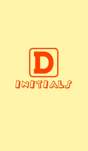 [LINE着せ替え] Initials "D"(j)の画像1