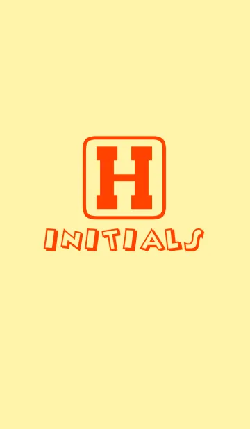 [LINE着せ替え] Initials "H"(j)の画像1