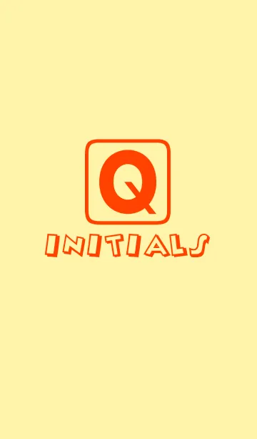 [LINE着せ替え] Initials "Q"(j)の画像1