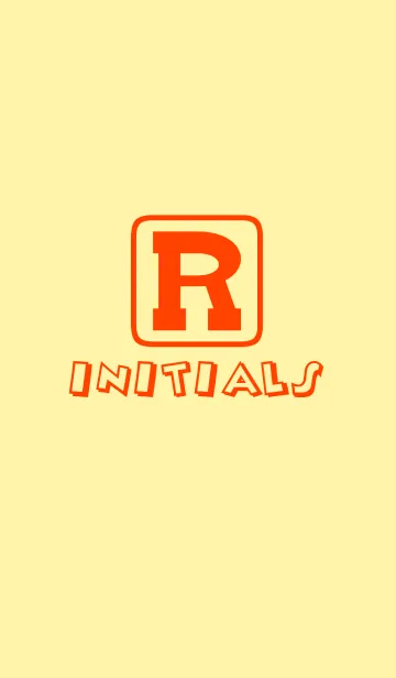 [LINE着せ替え] Initials "R"(j)の画像1