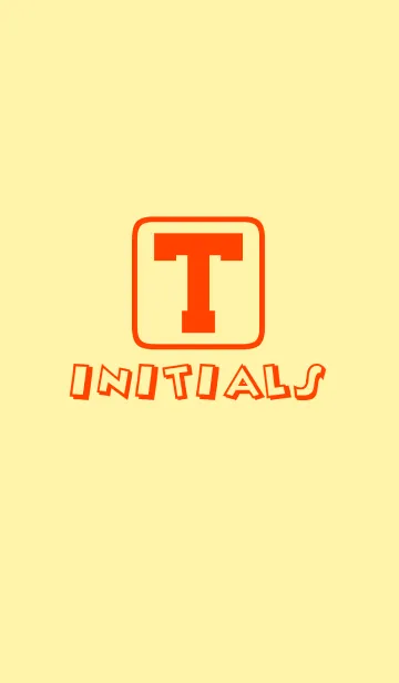 [LINE着せ替え] Initials "T"(j)の画像1