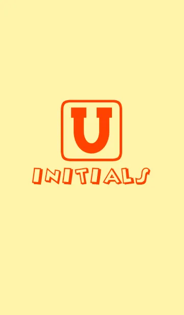 [LINE着せ替え] Initials "U"(j)の画像1