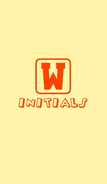 [LINE着せ替え] Initials "W"(j)の画像1